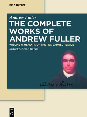 cover image of Memoirs of the Rev. Samuel Pearce